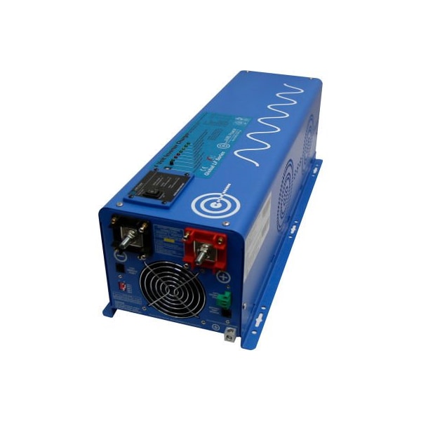 Aims Power Power Inverter and Battery Charger, Pure Sine Wave, 8,000 W Peak, 4,000 W Continuous PICOGLF40W12120240VS - main